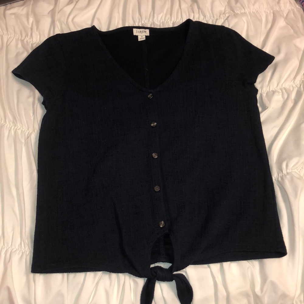 ⭐️J. Crew tie waist top⭐️